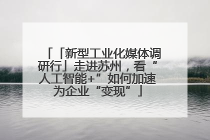 「新型工业化媒体调研行」走进苏州，看“人工智能+”如何加速为企业“变现”