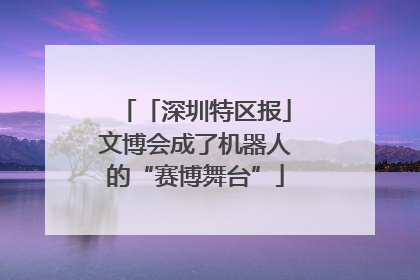 「深圳特区报」文博会成了机器人的“赛博舞台”