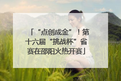 “点创成金”！第十六届“挑战杯”省赛在邵阳火热开赛
