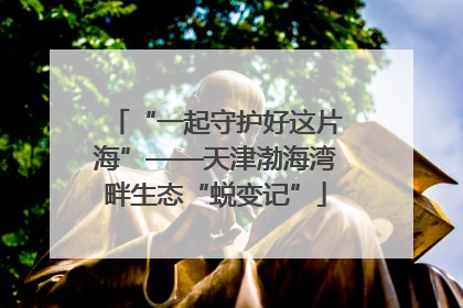 “一起守护好这片海”——天津渤海湾畔生态“蜕变记”