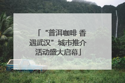 “普洱咖啡 香遇武汉”城市推介活动盛大启幕