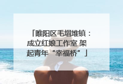 睢阳区毛堌堆镇：成立红娘工作室 架起青年“幸福桥”