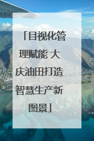 目视化管理赋能 大庆油田打造智慧生产新图景