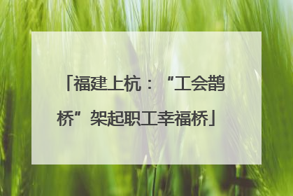 福建上杭：“工会鹊桥”架起职工幸福桥