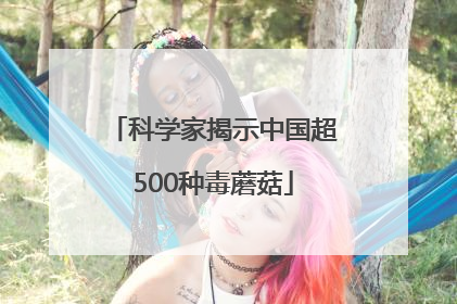 科学家揭示中国超500种毒蘑菇