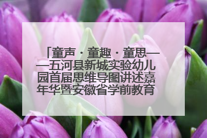 童声・童趣・童思——五河县新城实验幼儿园首届思维导图讲述嘉年华暨安徽省学前教育教研基地园项目阶段性成果展示活动