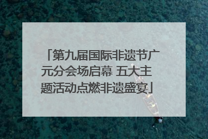 第九届国际非遗节广元分会场启幕 五大主题活动点燃非遗盛宴