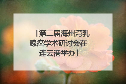 第二届海州湾乳腺癌学术研讨会在连云港举办