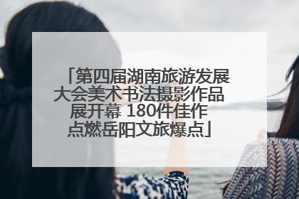 第四届湖南旅游发展大会美术书法摄影作品展开幕 180件佳作点燃岳阳文旅爆点