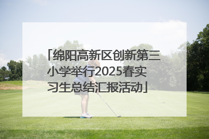 绵阳高新区创新第三小学举行2025春实习生总结汇报活动