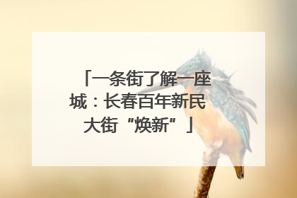 一条街了解一座城：长春百年新民大街“焕新”