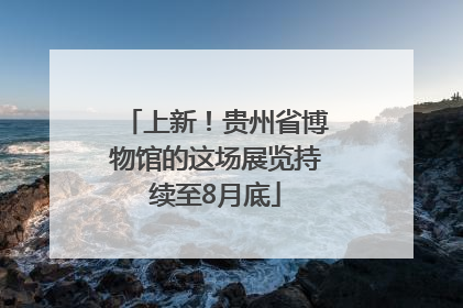 上新！贵州省博物馆的这场展览持续至8月底
