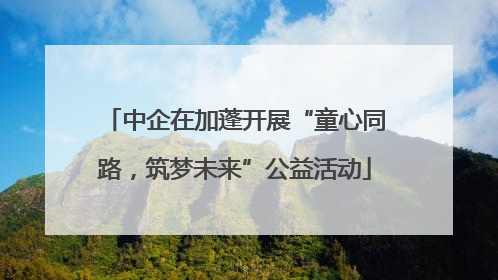 中企在加蓬开展“童心同路，筑梦未来”公益活动