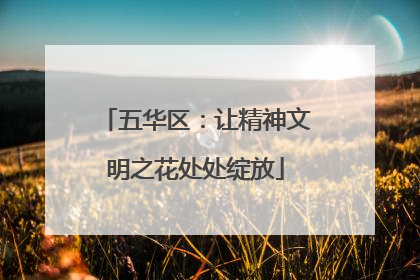 五华区：让精神文明之花处处绽放