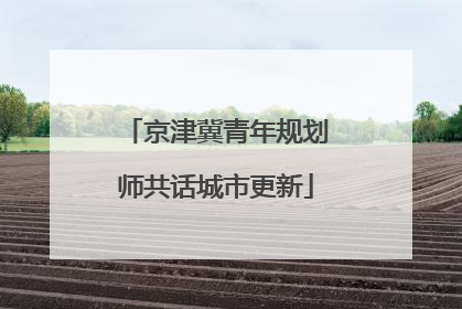 京津冀青年规划师共话城市更新