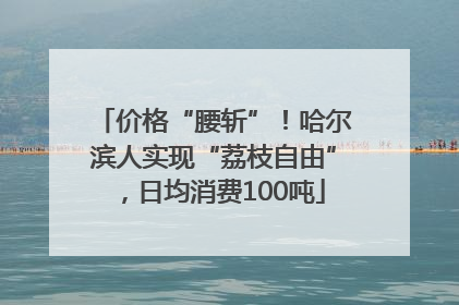 价格“腰斩”！哈尔滨人实现“荔枝自由”，日均消费100吨