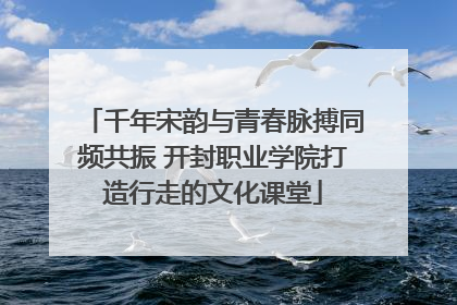 千年宋韵与青春脉搏同频共振 开封职业学院打造行走的文化课堂