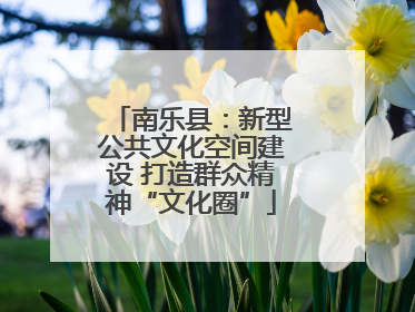 南乐县：新型公共文化空间建设 打造群众精神“文化圈”