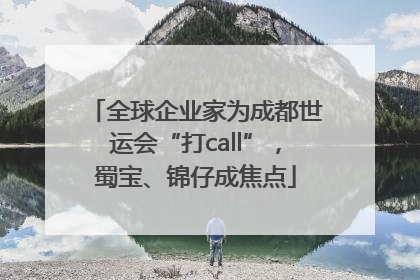 全球企业家为成都世运会“打call”，蜀宝、锦仔成焦点