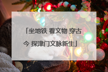 坐地铁 看文物 穿古今 探津门文脉新生