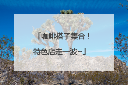 咖啡搭子集合！特色店走一波~