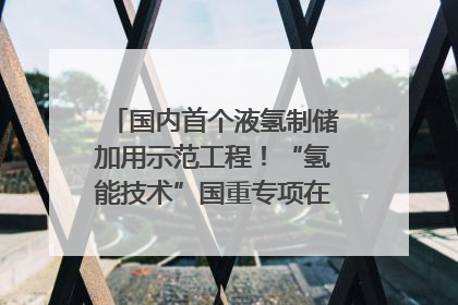 国内首个液氢制储加用示范工程！“氢能技术”国重专项在四川南充启动｜打赢经济发展翻身仗