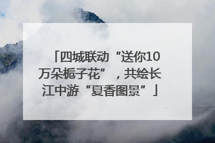 四城联动“送你10万朵栀子花”，共绘长江中游“夏香图景”