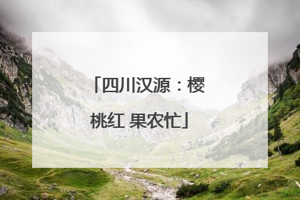 四川汉源：樱桃红 果农忙