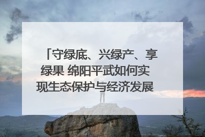守绿底、兴绿产、享绿果 绵阳平武如何实现生态保护与经济发展双赢？｜新闻发布最前线·深一度