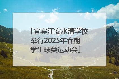 宜宾江安水清学校举行2025年春期学生球类运动会