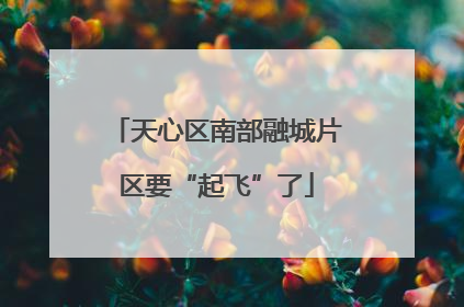 天心区南部融城片区要“起飞”了
