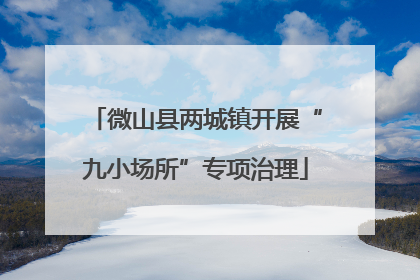 微山县两城镇开展“九小场所”专项治理