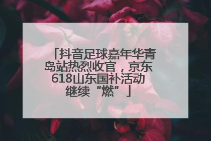 抖音足球嘉年华青岛站热烈收官，京东618山东国补活动继续“燃”