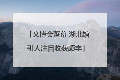 文博会落幕 湖北馆引人注目收获颇丰