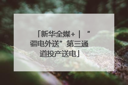 新华全媒+｜“疆电外送”第三通道投产送电