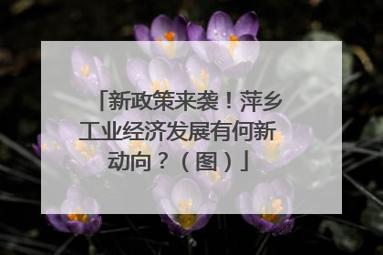 新政策来袭！萍乡工业经济发展有何新动向？（图）