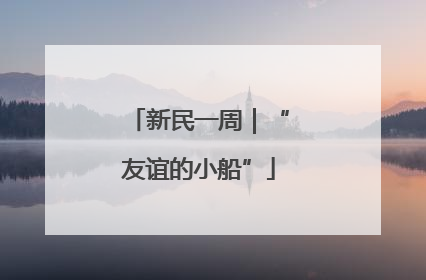 新民一周｜“友谊的小船”