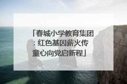 春城小学教育集团：红色基因薪火传 童心向党启新程