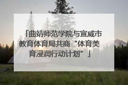 曲靖师范学院与宣威市教育体育局共商“体育美育浸润行动计划”