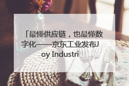 最懂供应链，也最懂数字化——京东工业发布Joy Industrial 重塑工业未来