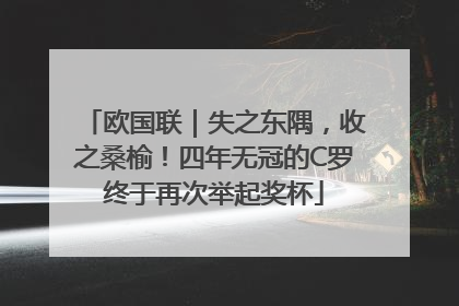 欧国联｜失之东隅，收之桑榆！四年无冠的C罗终于再次举起奖杯