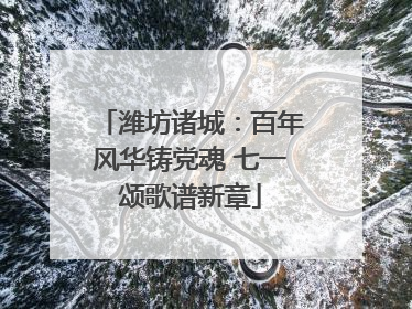 潍坊诸城：百年风华铸党魂 七一颂歌谱新章