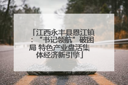 江西永丰县恩江镇：“书记领航”破困局 特色产业盘活集体经济新引擎