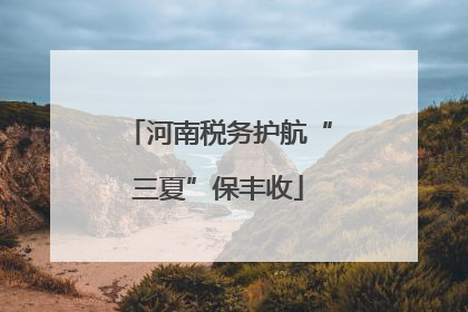 河南税务护航“三夏”保丰收