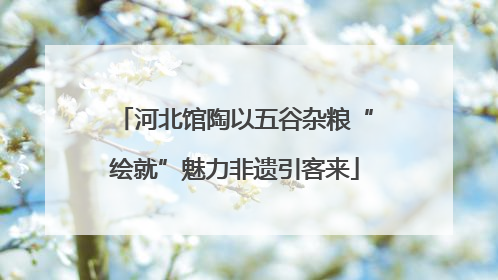 河北馆陶以五谷杂粮“绘就”魅力非遗引客来
