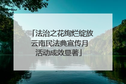 法治之花绚烂绽放 云南民法典宣传月活动成效显著