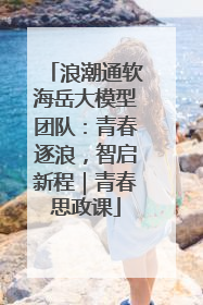 浪潮通软海岳大模型团队：青春逐浪，智启新程｜青春思政课
