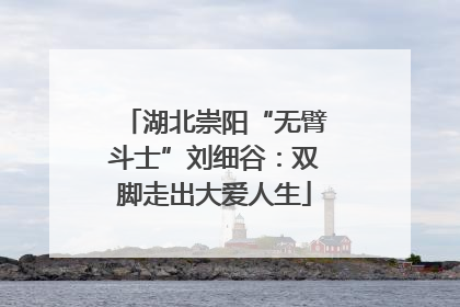 湖北崇阳“无臂斗士”刘细谷：双脚走出大爱人生