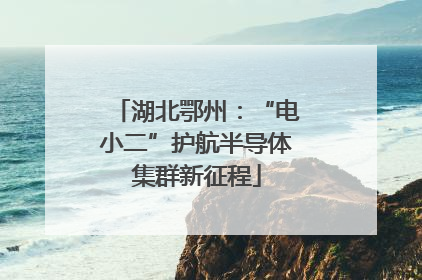 湖北鄂州：“电小二”护航半导体集群新征程