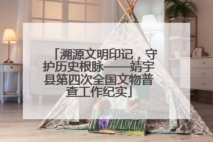 溯源文明印记，守护历史根脉——靖宇县第四次全国文物普查工作纪实